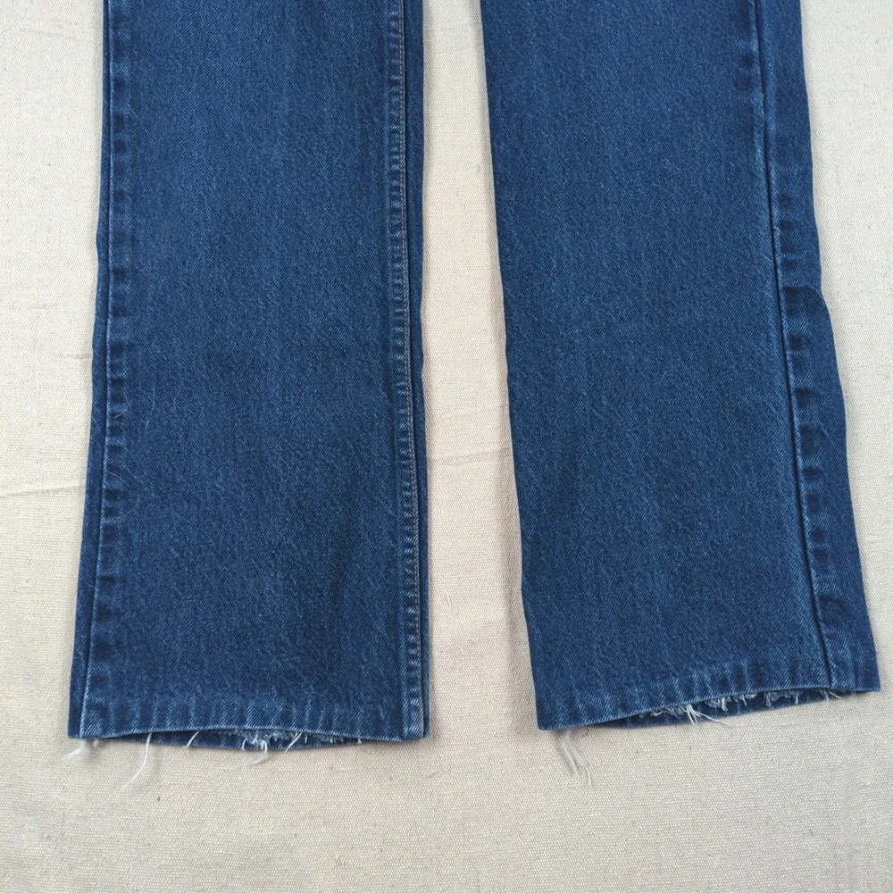 Vintage Levis Jeans Mens 34x30*‎ Blue 517 Boot Cut Orange Tab Hemmed 70s 80s